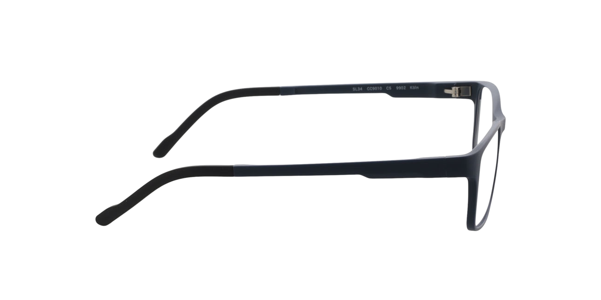 Köln Blauw KunststofEyeglass Frames van B24, Zijaanzicht