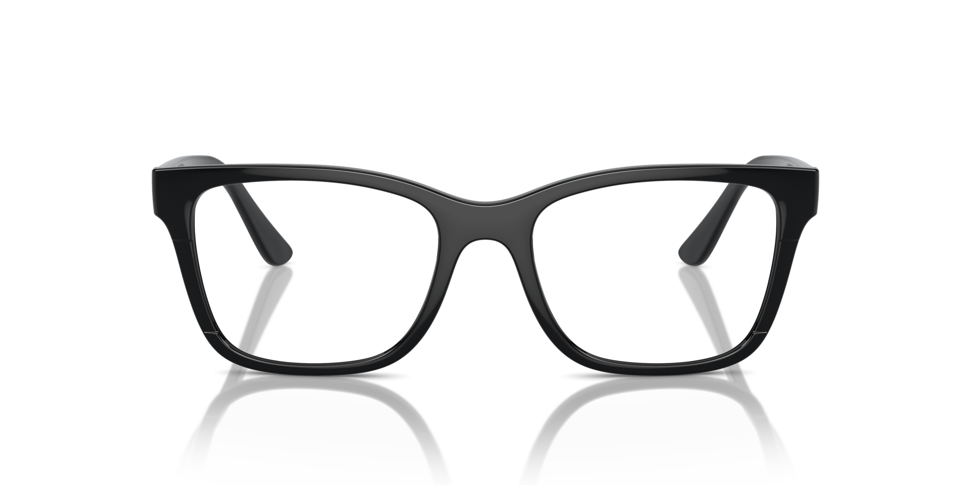 VO5556 Zwart KunststofEyeglass Frames van B24, Vooraanzicht