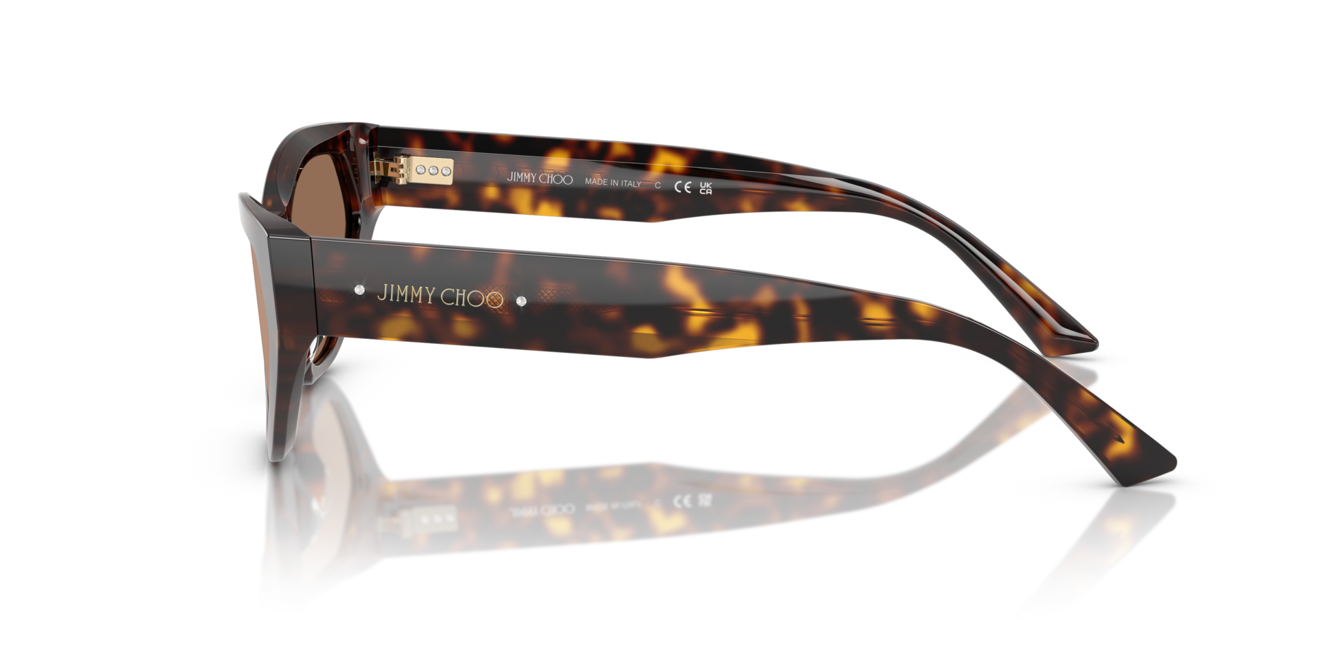 JC5022B Havana AcetatSunglass Frames von B24, Seitenansicht