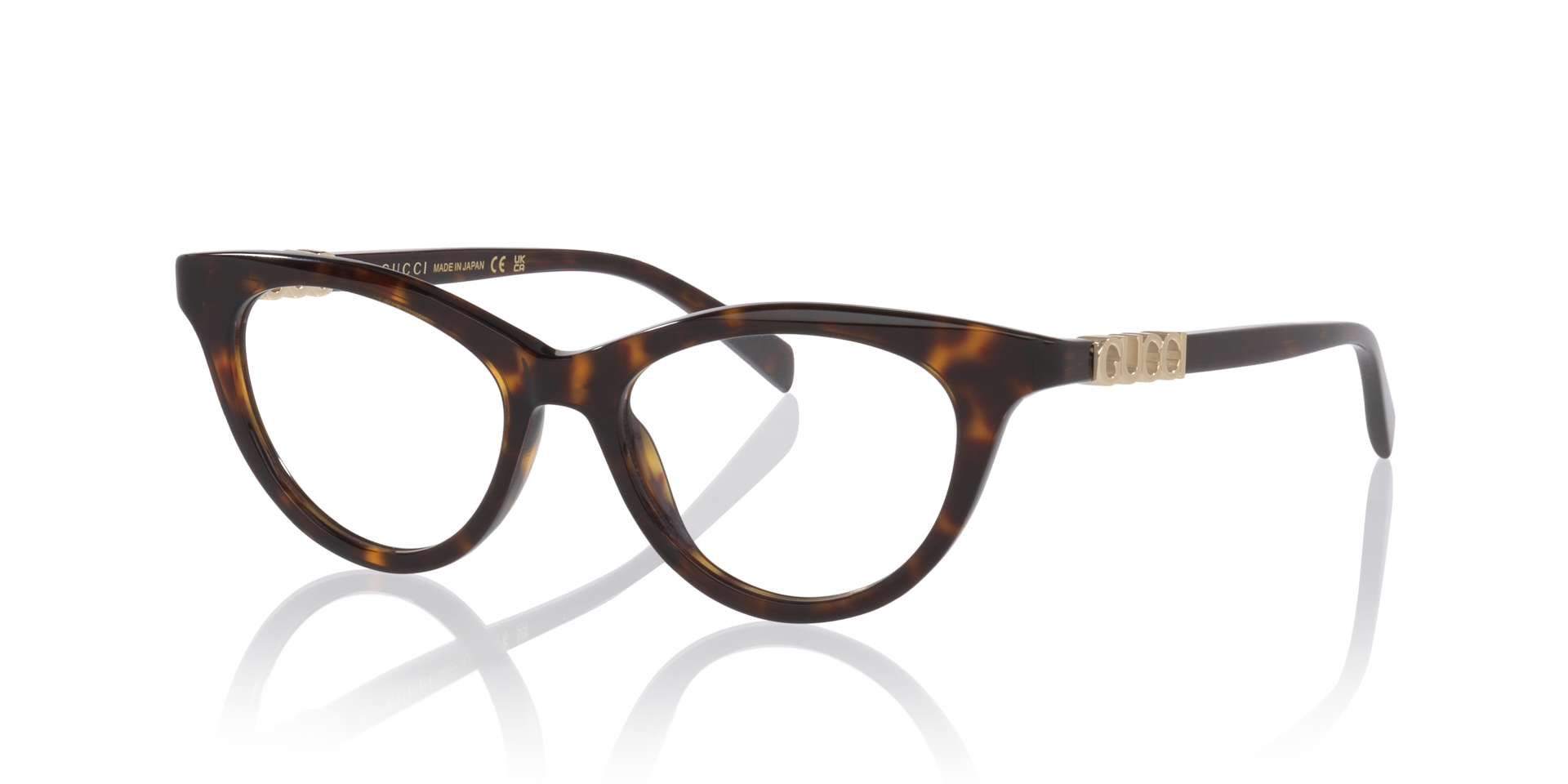Gg2034O Tortoise AcetatEyeglass Frames von B24, Dreiviertelansicht