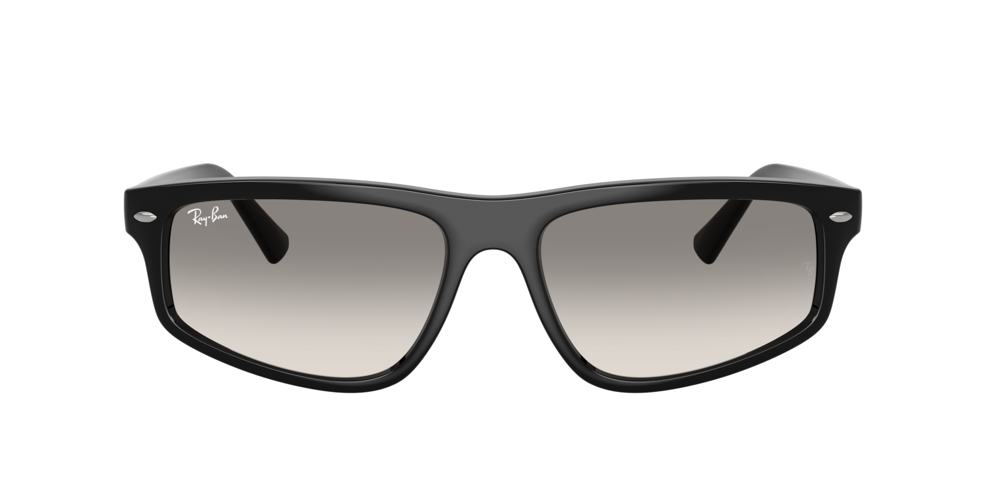 RB2225 Zwart KunststofSunglass Frames van B24, met getinte lenzen