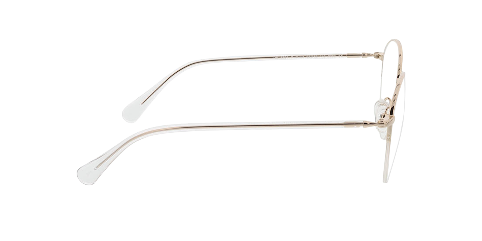 Portland Gold MetallEyeglass Frames von B24, Seitenansicht