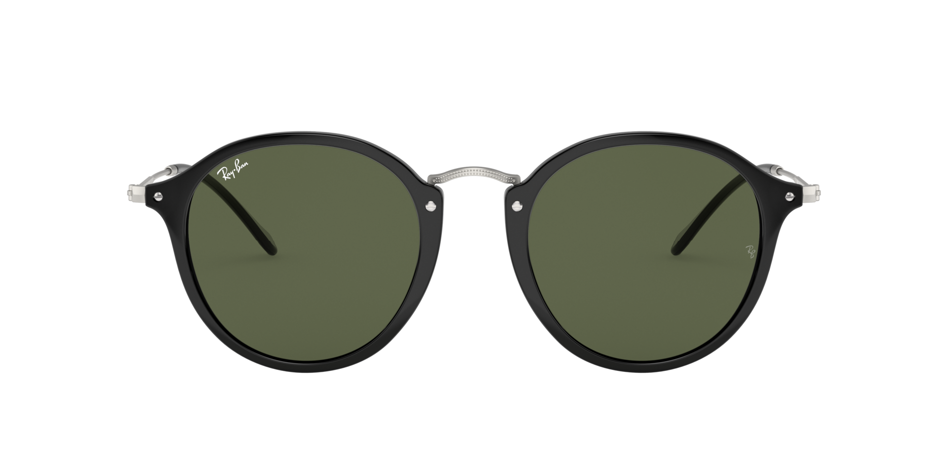 RB2447 Zwart AcetaatSunglass Frames van B24, met getinte lenzen