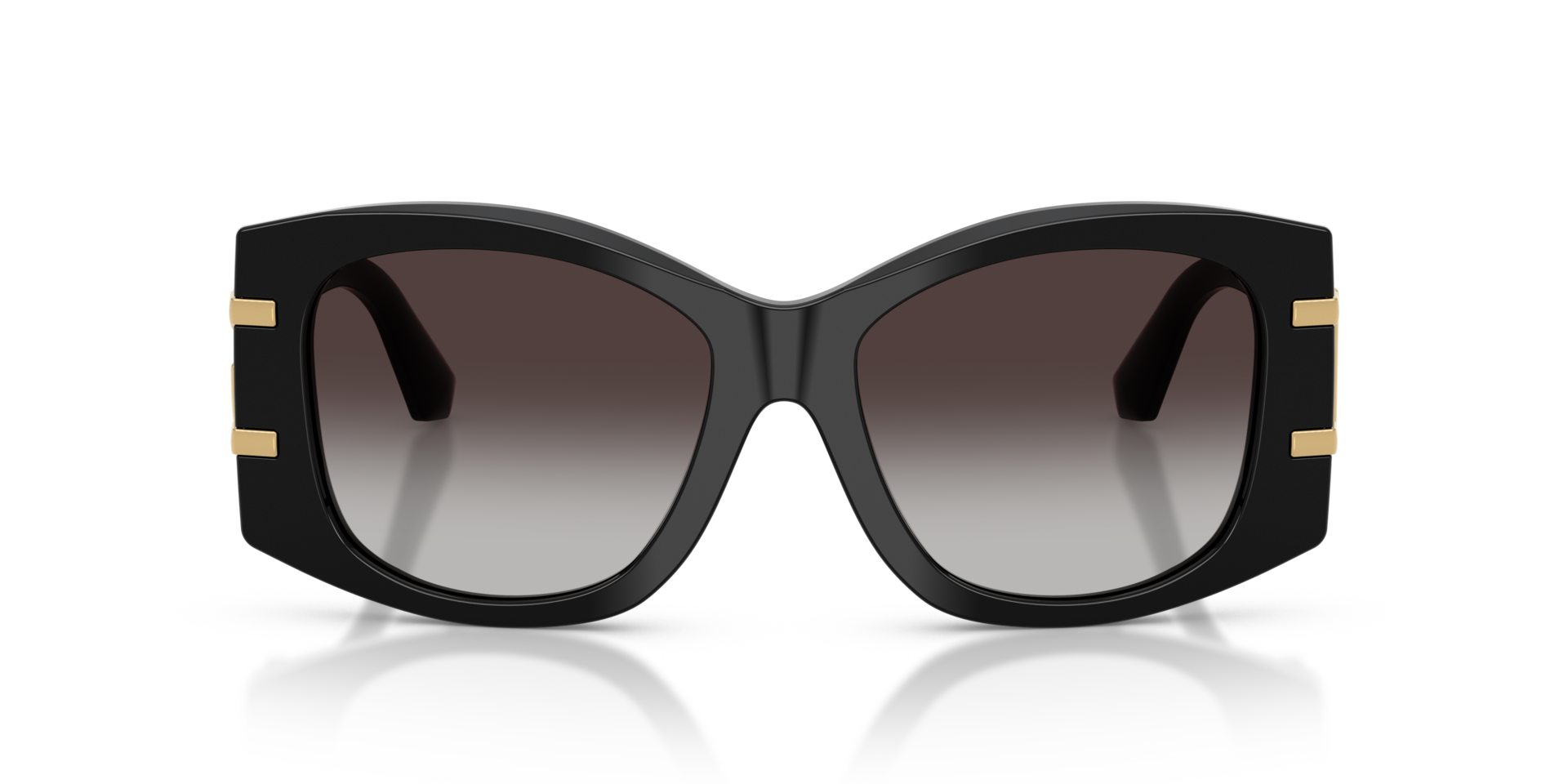 DG4501 Schwarz AcetatSunglass Frames von B24, Vorderansicht