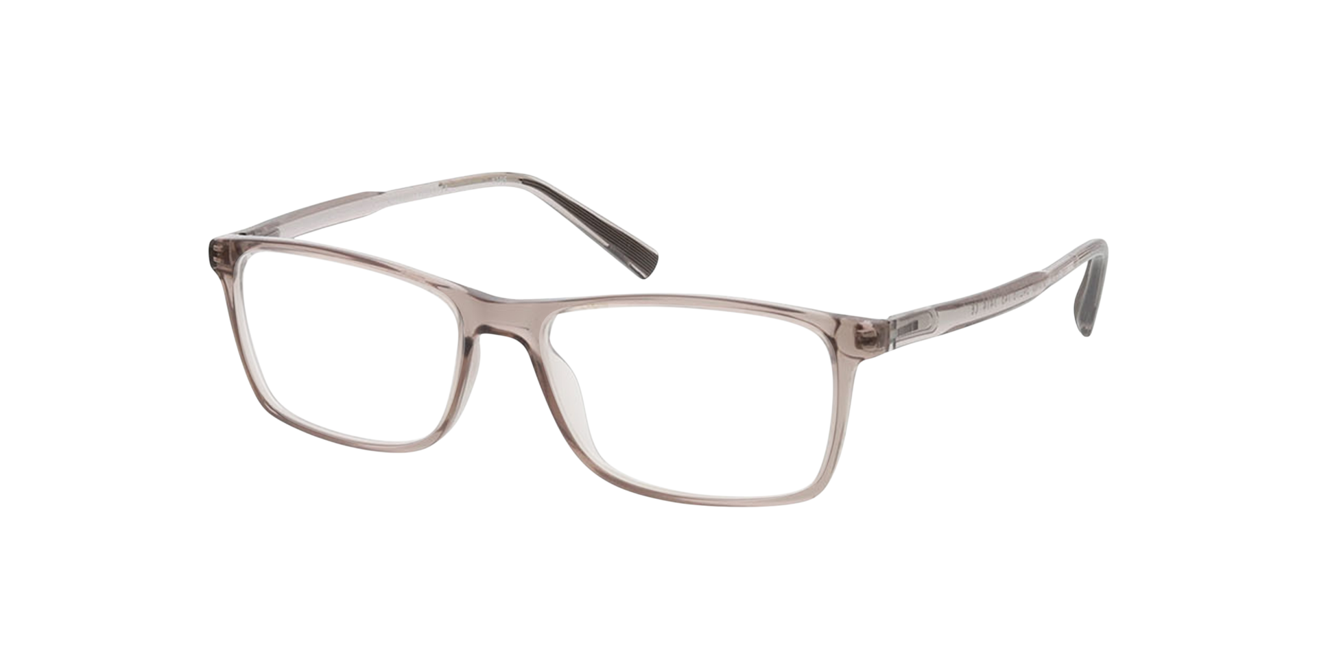 Toronto Kristal lichtgrijs KunststofEyeglass Frames van B24, Hoekweergave