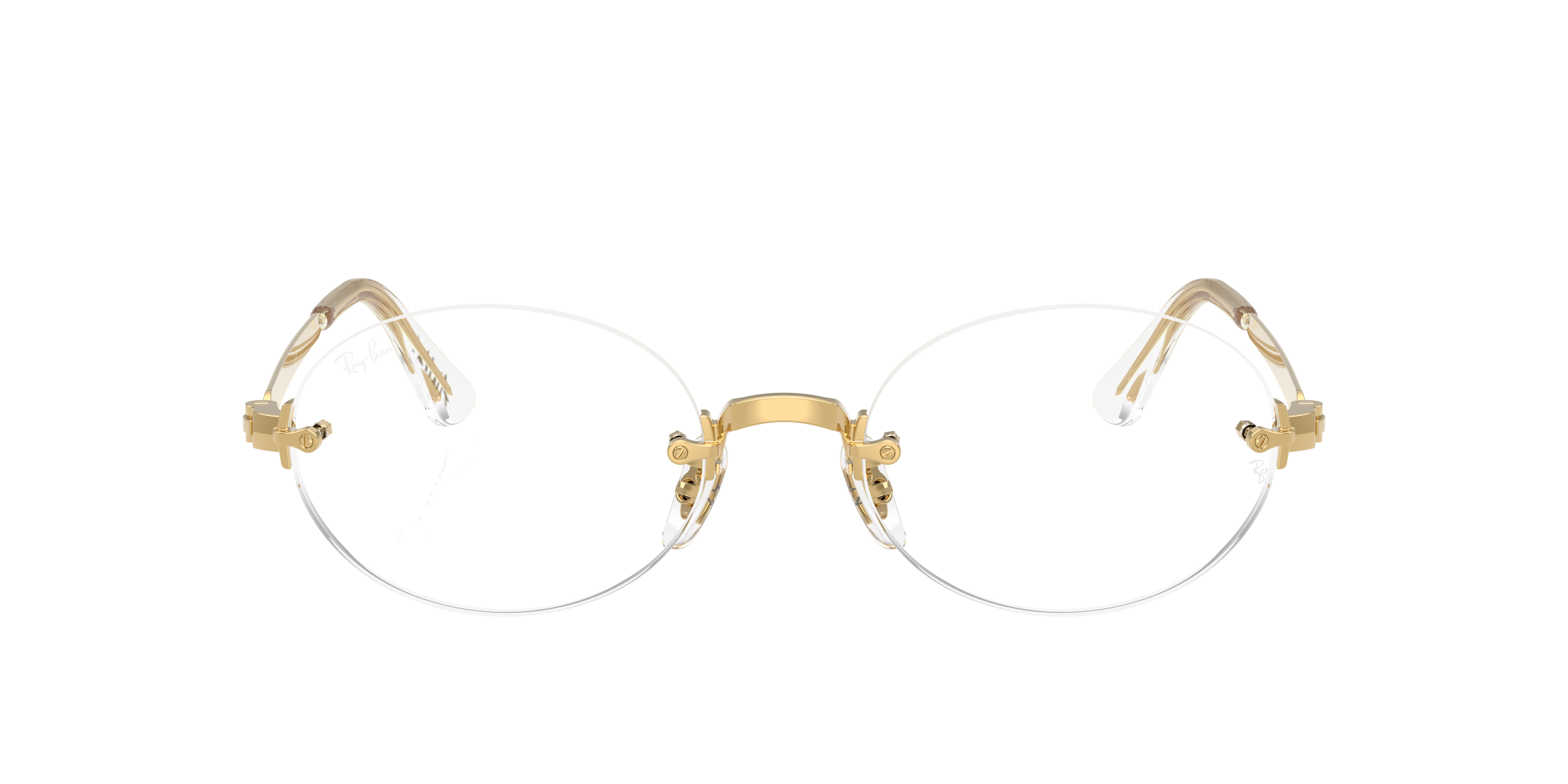 Ray-Ban Unisex Arista Gold,Silver 8056262905517 Arista Gold/Silver, Size: Large