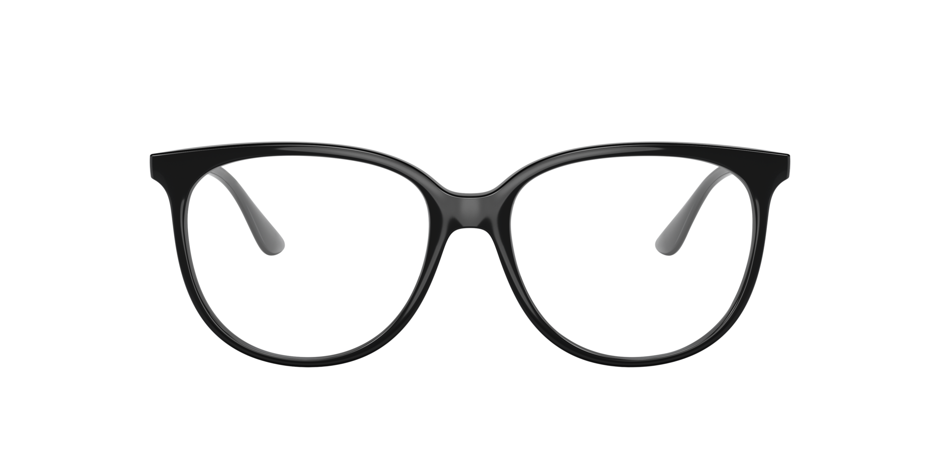 RB4378V Schwarz KunststoffEyeglass Frames von B24, Vorderansicht