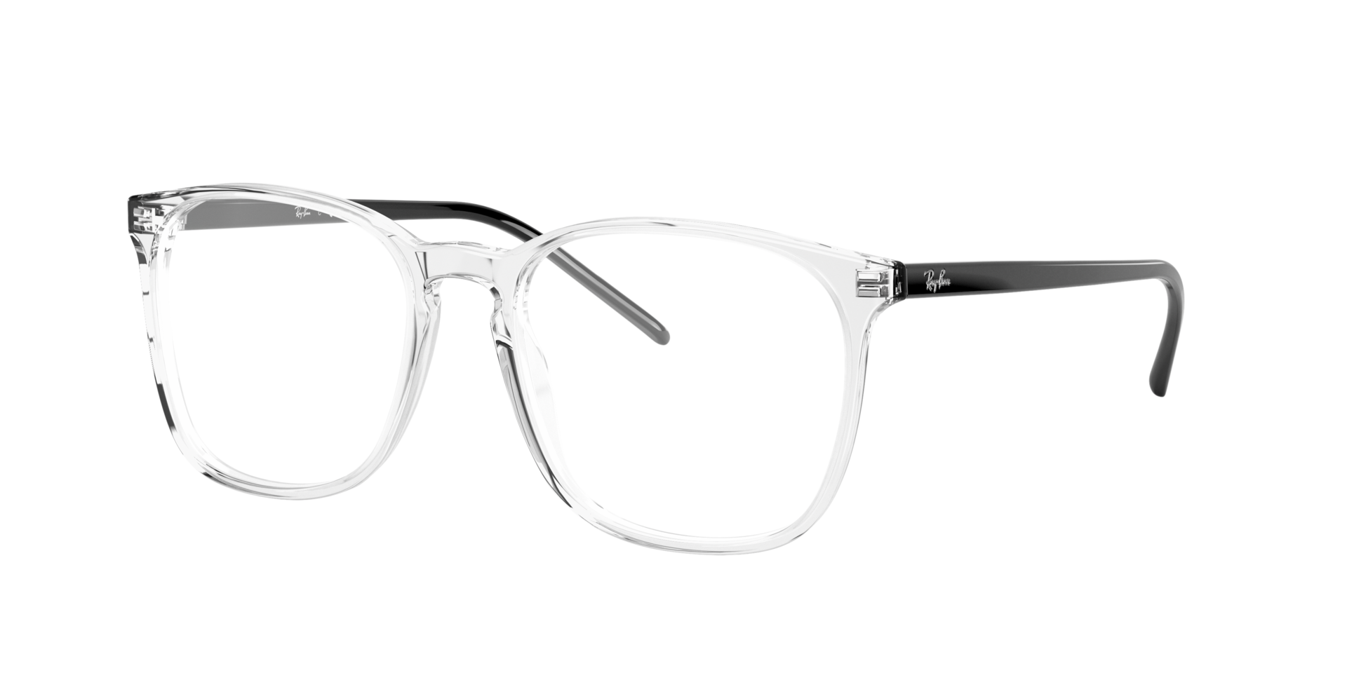 RB5387 Transparant AcetaatEyeglass Frames van B24, Hoekweergave