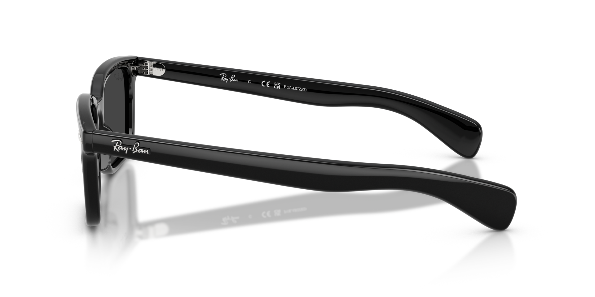 RB2234 Schwarz KunststoffSunglass Frames von B24, Seitenansicht