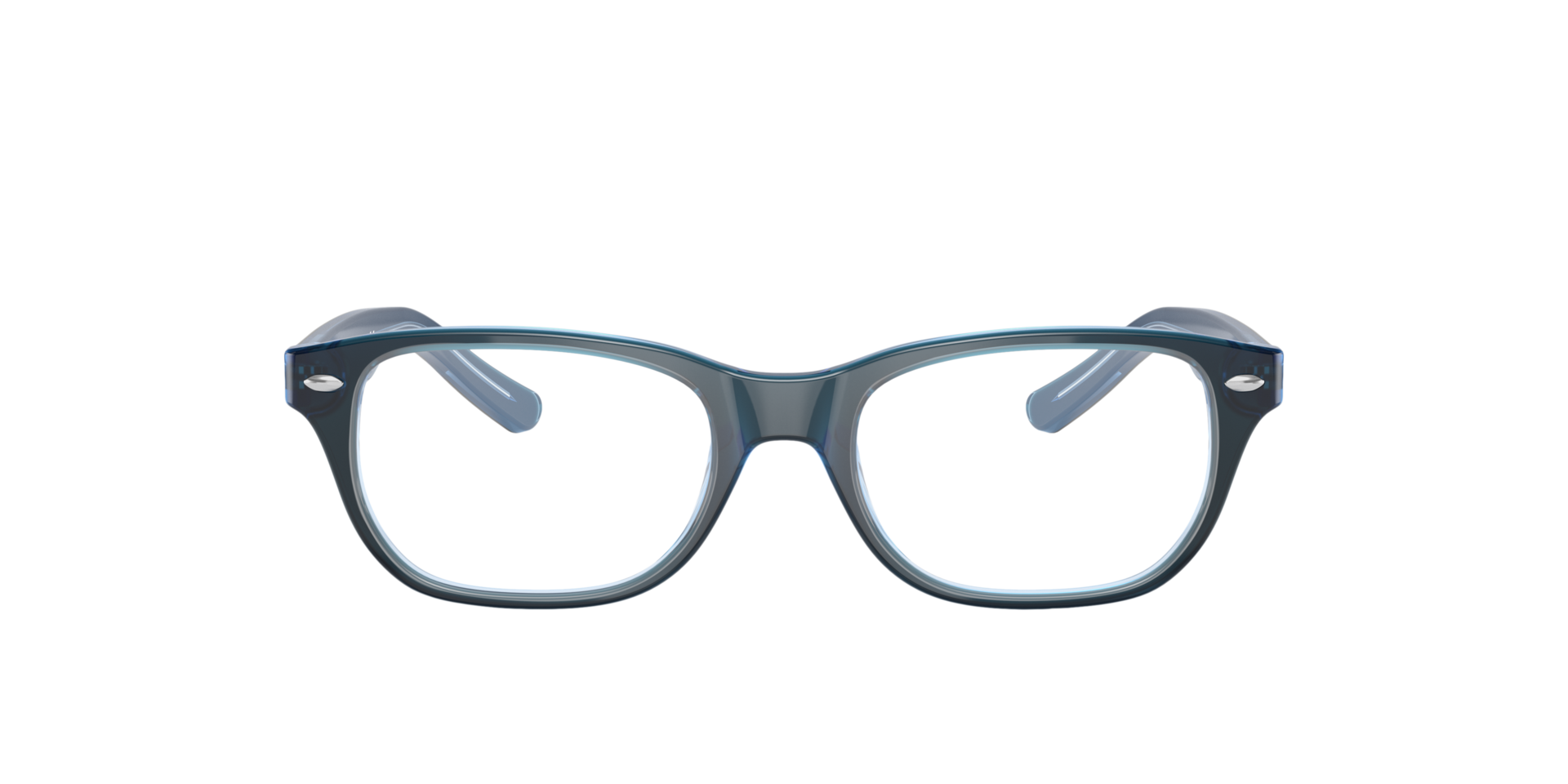 RB1555 Blau AcetatEyeglass Frames von B24, Vorderansicht