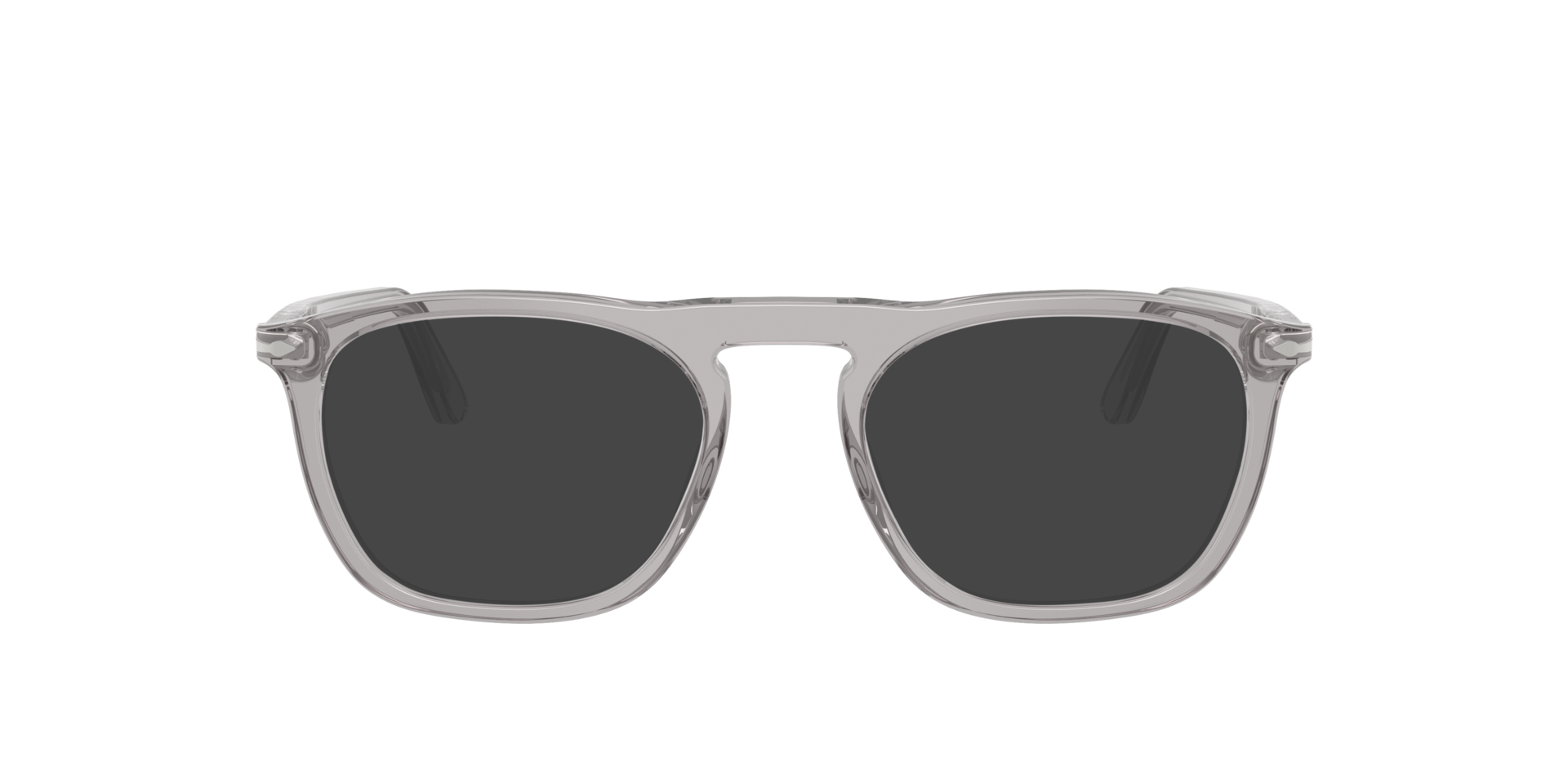 PO3391V Grau transparent AcetatEyeglass Frames von B24, mit getönten Gläsern