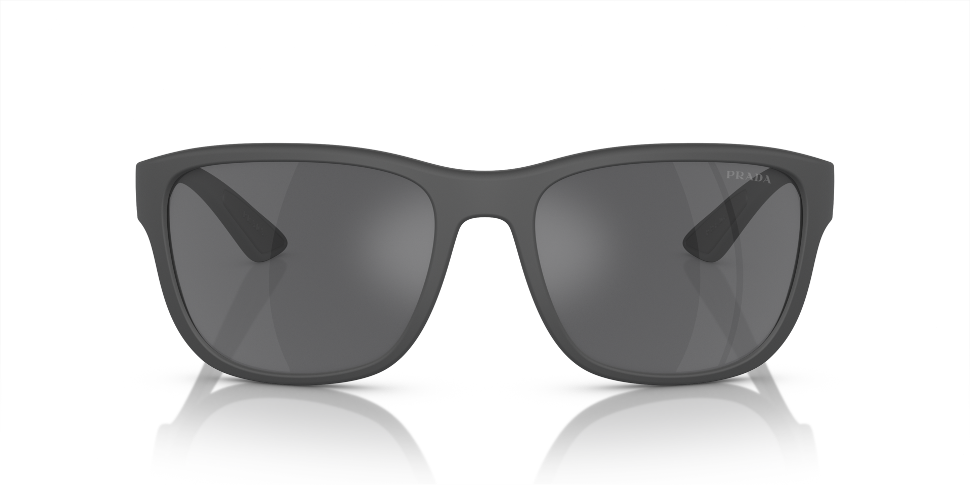 PS 01US Grijs Rubber KunststofSunglass Frames van B24, Vooraanzicht