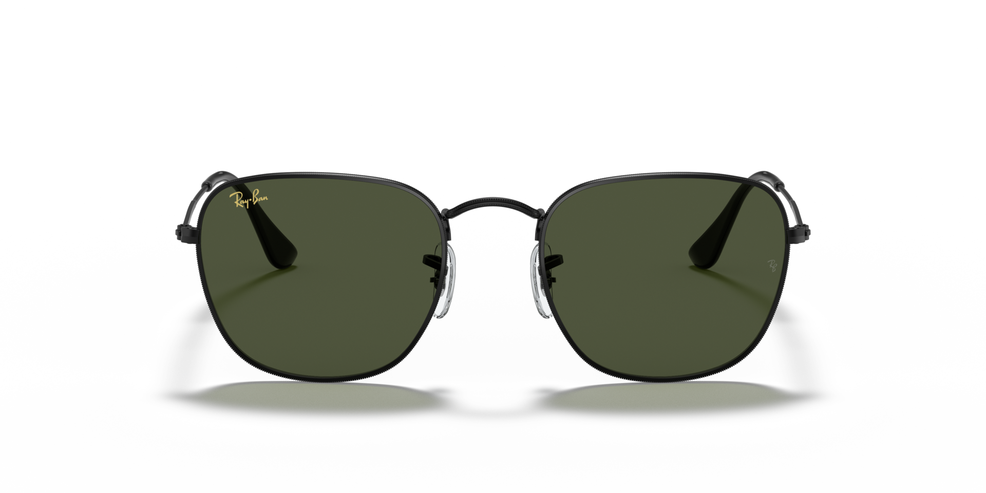RB3857 Zwart MetaalSunglass Frames van B24, Vooraanzicht