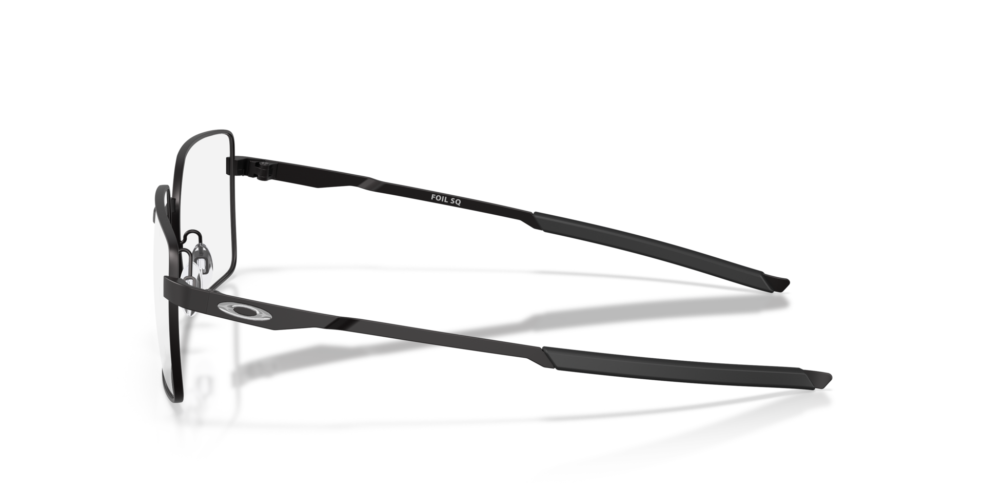 Foil SQ Schwarz satiniert MetallEyeglass Frames von B24, Seitenansicht