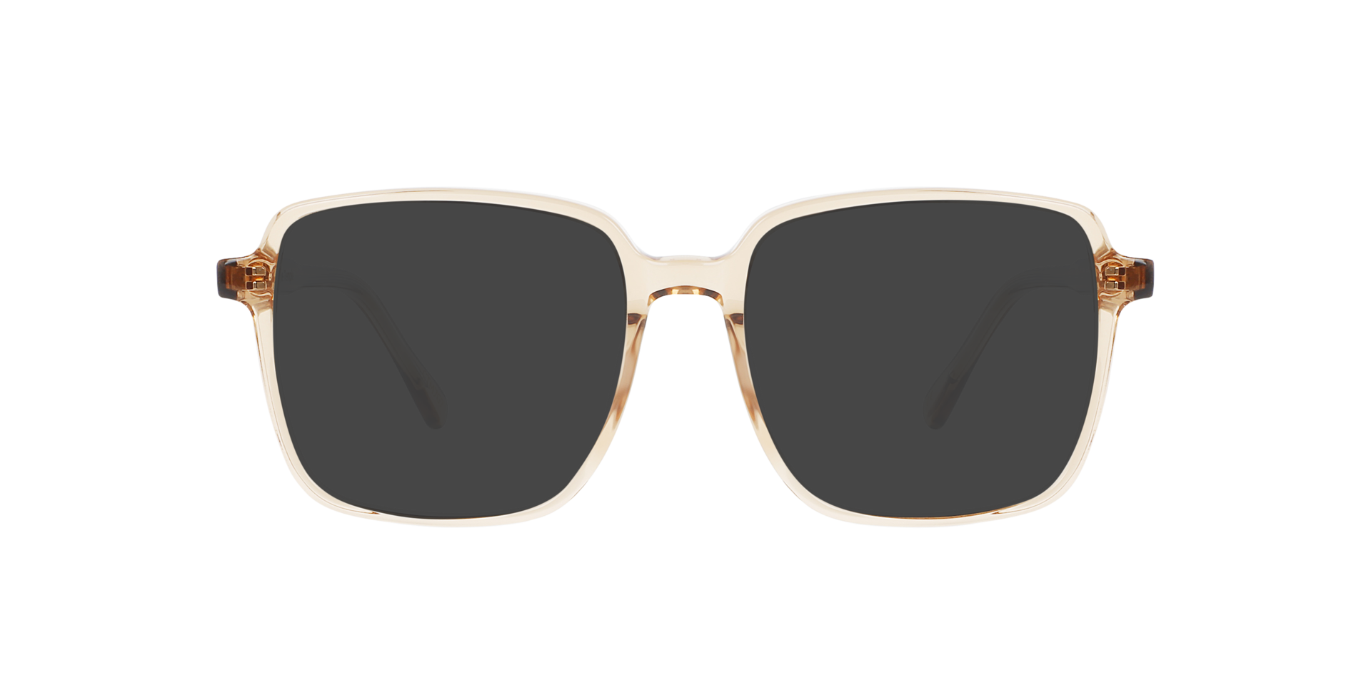 Elena CT Crystal Caramel AcetaatEyeglass Frames van B24, met getinte lenzen