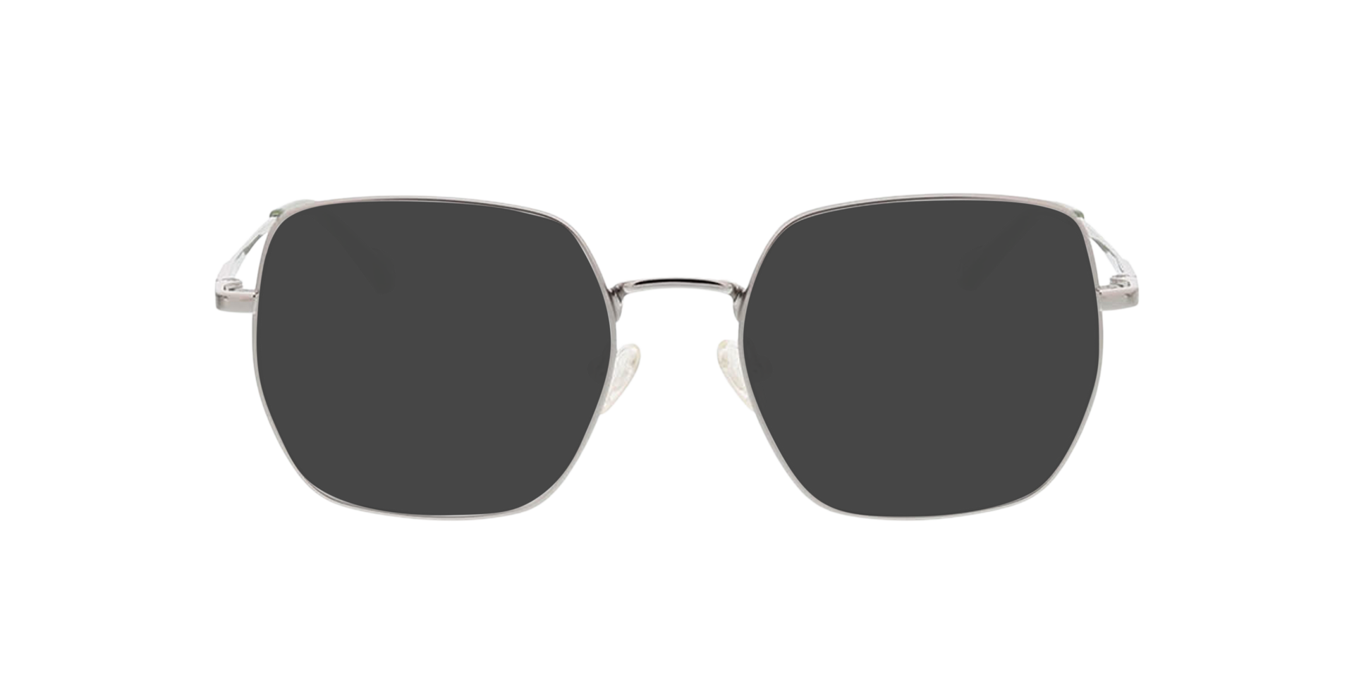 Bangkok Silber matt MetallEyeglass Frames von B24, mit getönten Gläsern