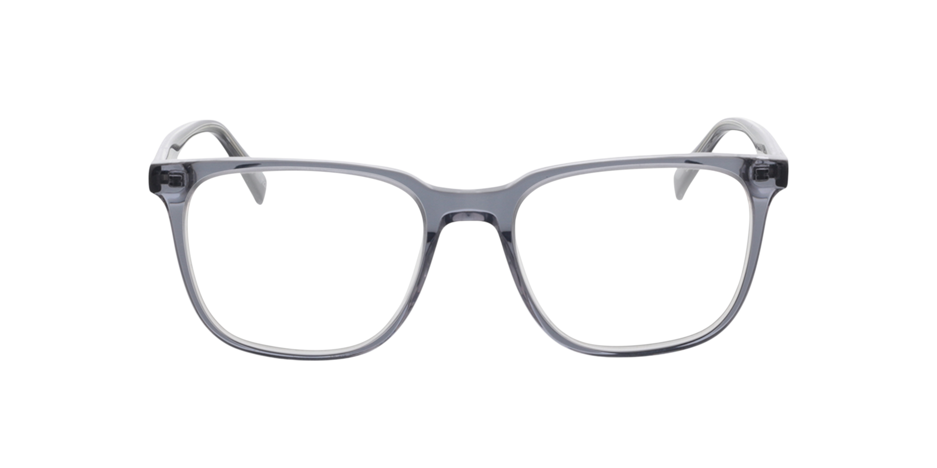 Baker Bilayer Crystal Grey  &  Crystal AcetatEyeglass Frames von B24, Vorderansicht