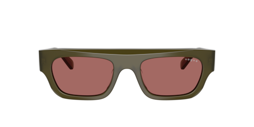 Vogue Eyewear - VO5694SU, Damen, Opal Olive Green/Black, Größe: Durchschnittlich