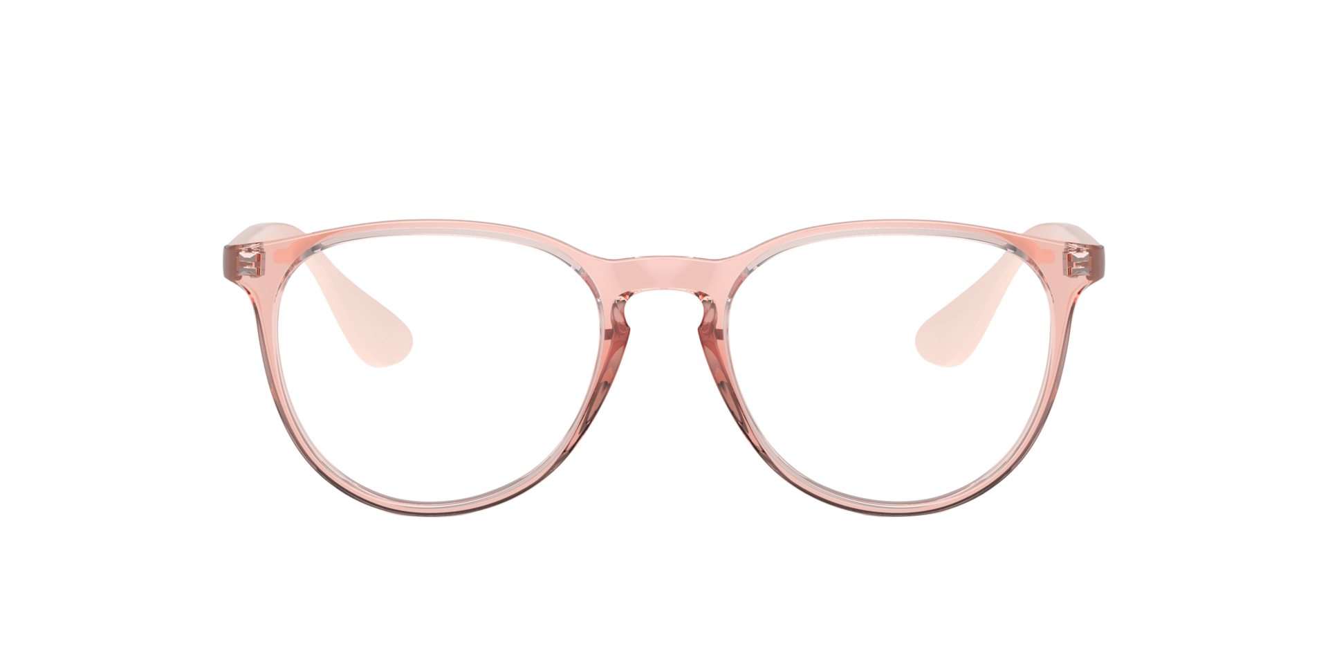 RB7046 Transparant Roze KunststofEyeglass Frames van B24, Vooraanzicht