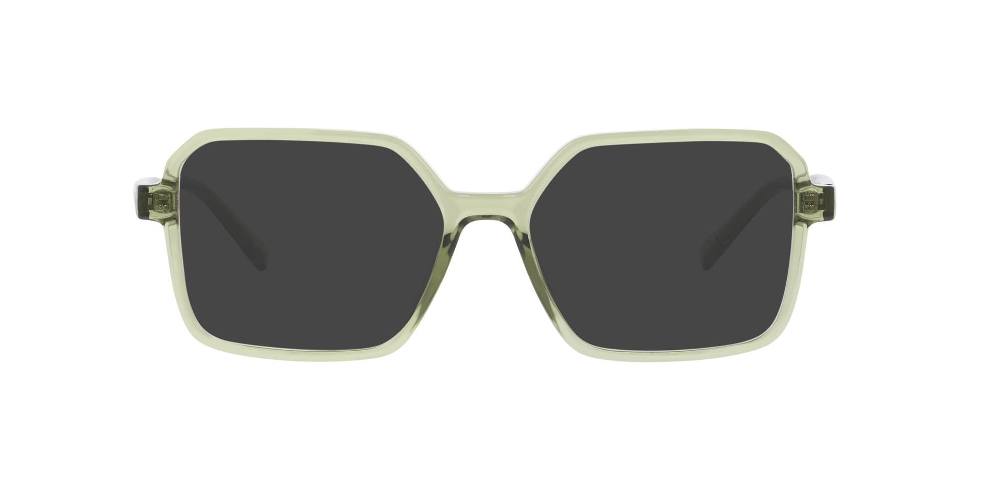 Mailand Crystal Khaki KunststoffEyeglass Frames von B24, mit getönten Gläsern