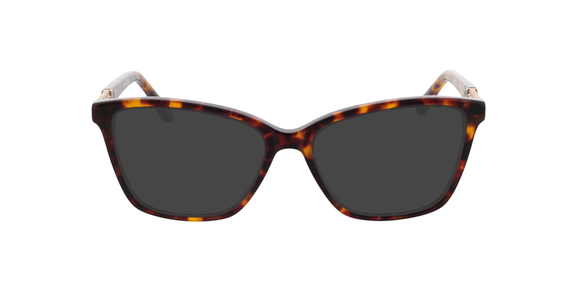Lisa Havana  &  satijn roze goud AcetaatEyeglass Frames van B24, met getinte lenzen