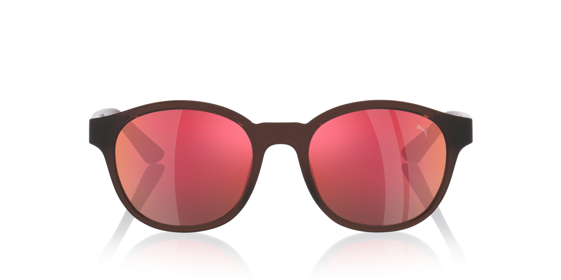 Pu0522S Braun KunststoffSunglass Frames von B24, Vorderansicht