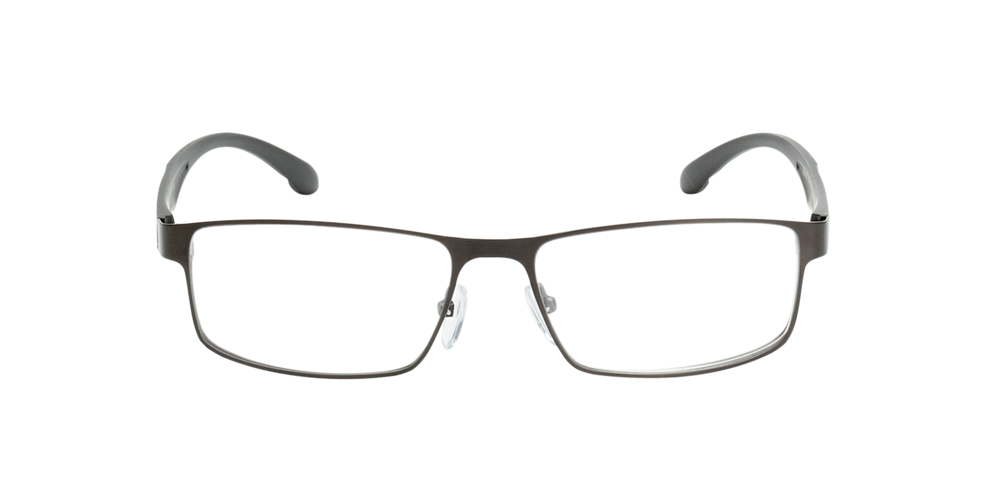 Bolton Antraciet  &  zilver MetaalEyeglass Frames van B24, Vooraanzicht