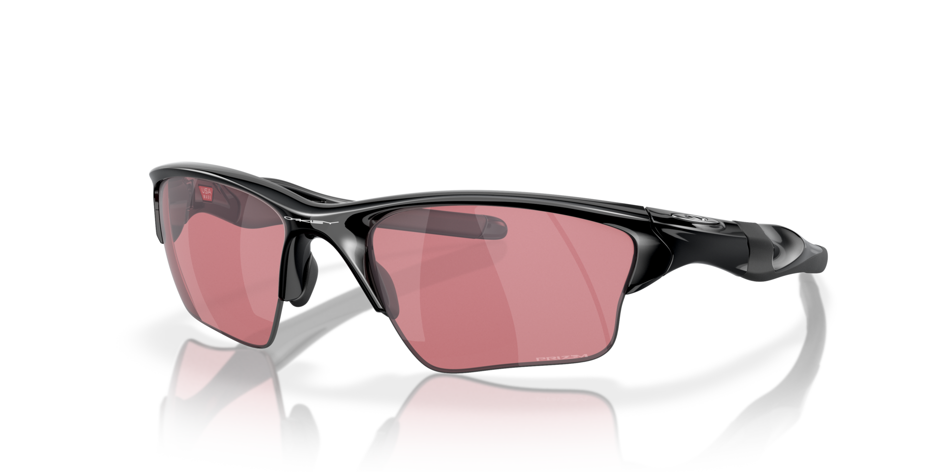 Half Jacket® 2.0 XL Schwarz glänzend KunststoffSunglass Frames von B24, Dreiviertelansicht