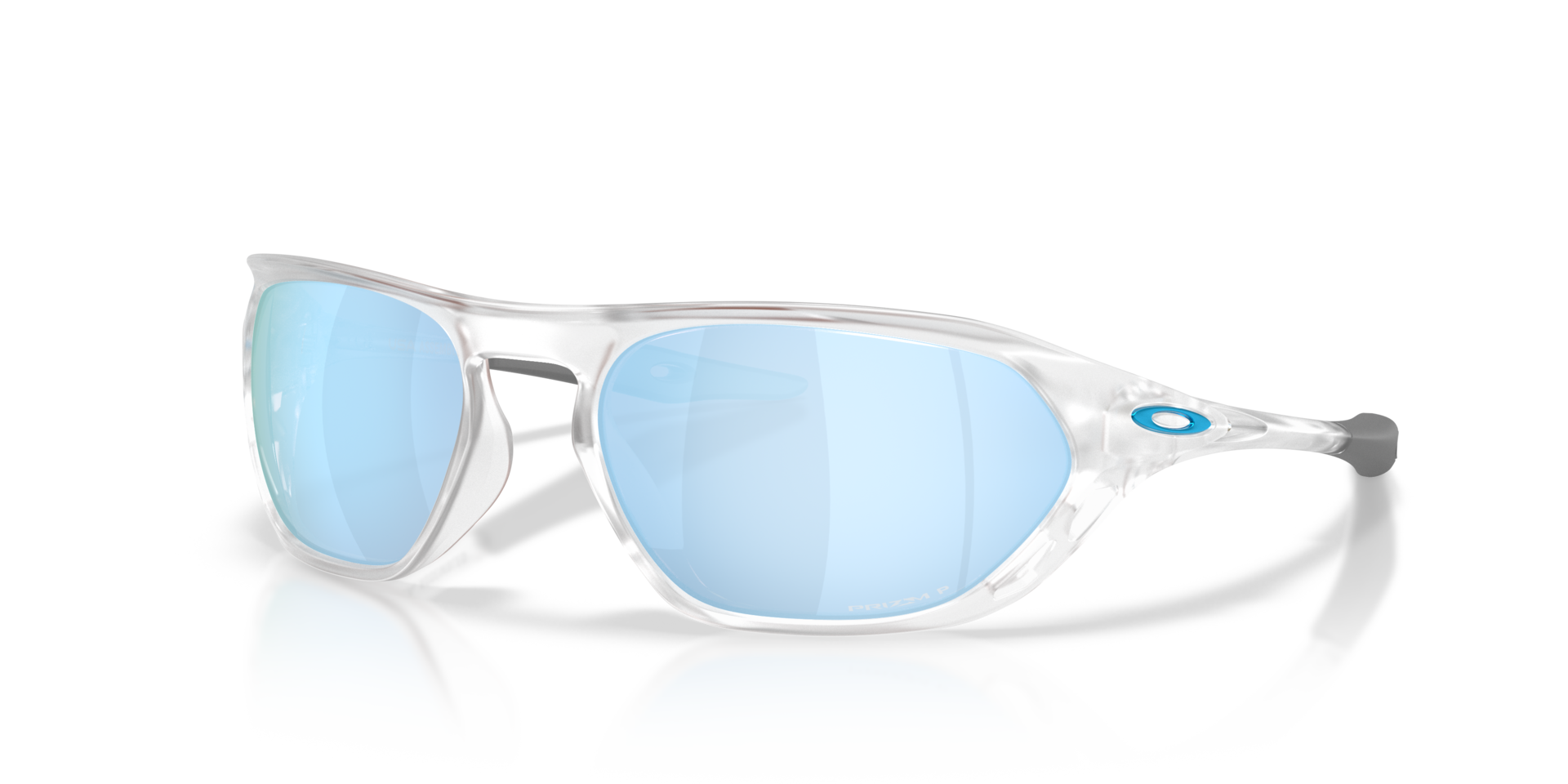 Cage Jacket® Matt transparent KunststoffSunglass Frames von B24, Dreiviertelansicht