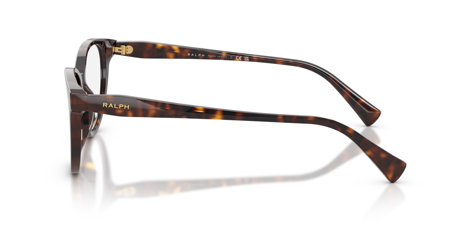 RA7198U Dark Havana Brown AcetatEyeglass Frames von B24, Seitenansicht