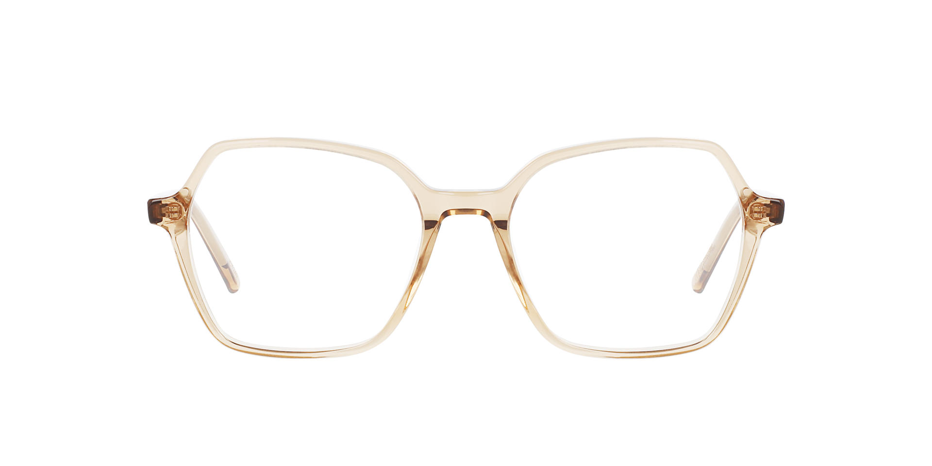 Dalya Crystal Caramel AcetaatEyeglass Frames van B24, Vooraanzicht