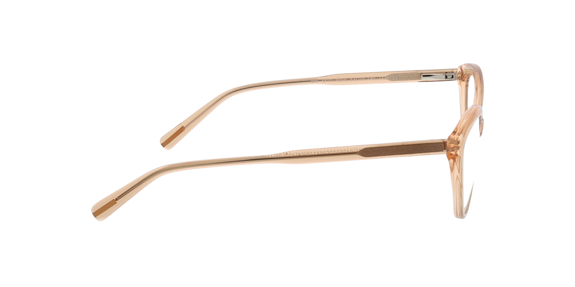 Rose Tweelaags perzik AcetaatEyeglass Frames van B24, Zijaanzicht