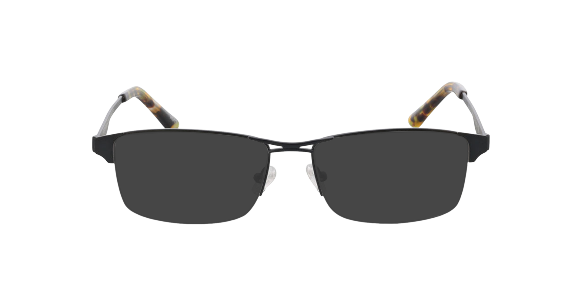 Bilbao Matt Gun  &  Havana MetallEyeglass Frames von B24, mit getönten Gläsern