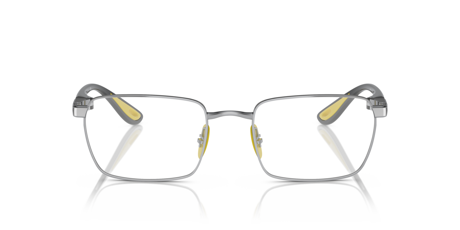 RB6507M Zilver MetaalEyeglass Frames van B24, Vooraanzicht