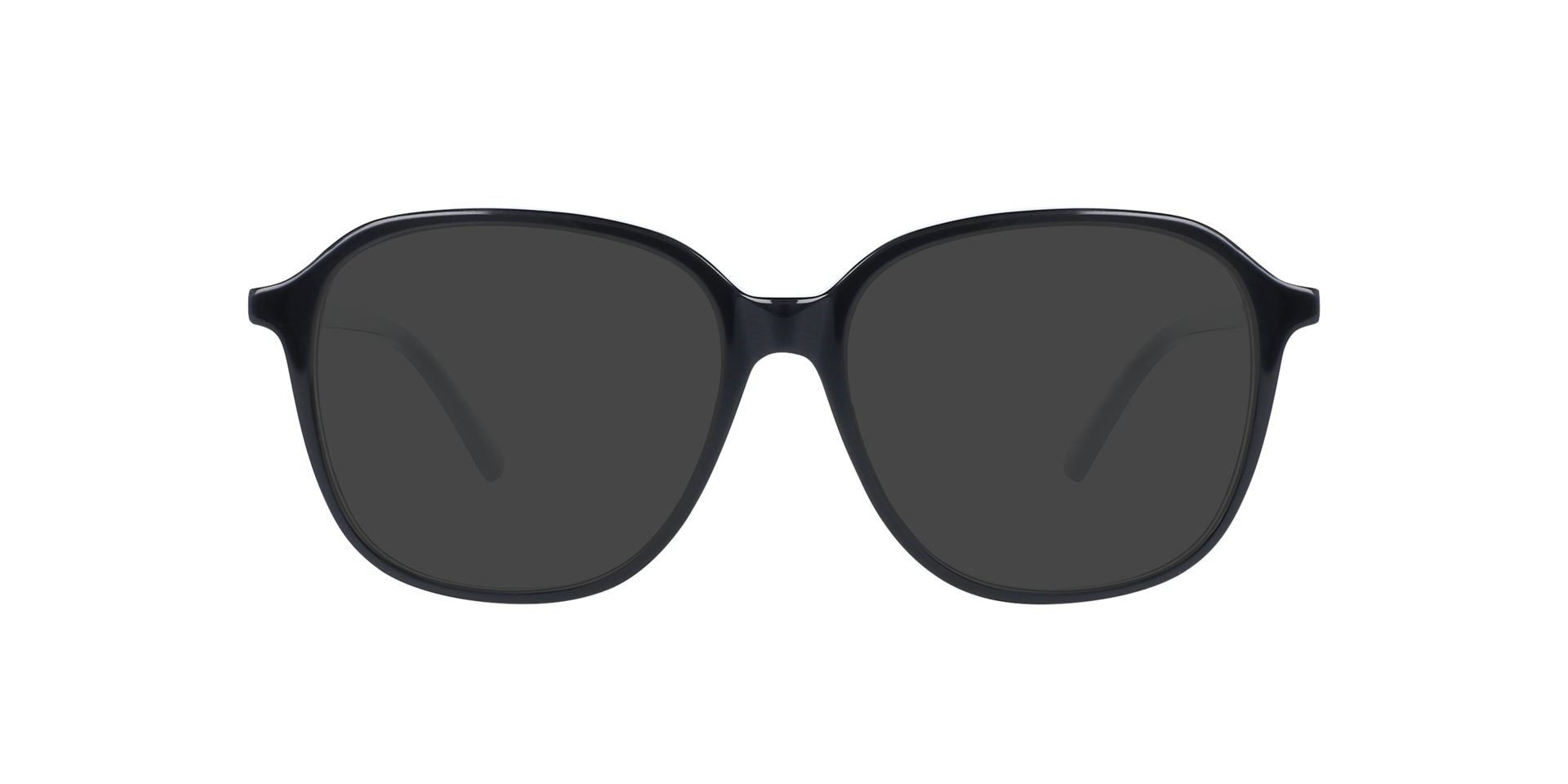 Colette Jet Black AcetaatEyeglass Frames van B24, met getinte lenzen
