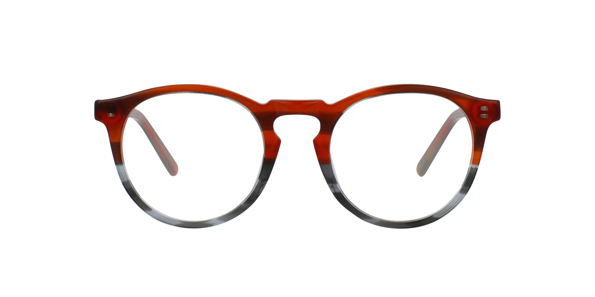 Sam Maroon Fades Havana AcetaatSunglass Frames van B24, Vooraanzicht