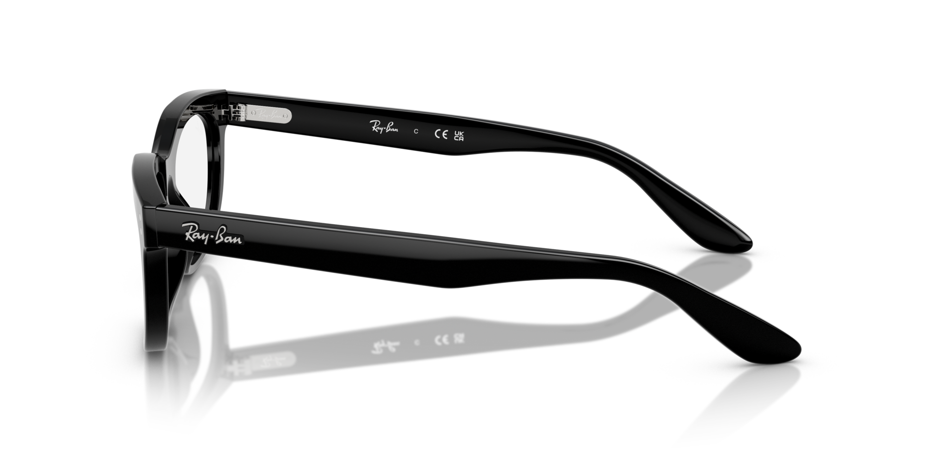 RB5489 Schwarz AcetatEyeglass Frames von B24, Seitenansicht