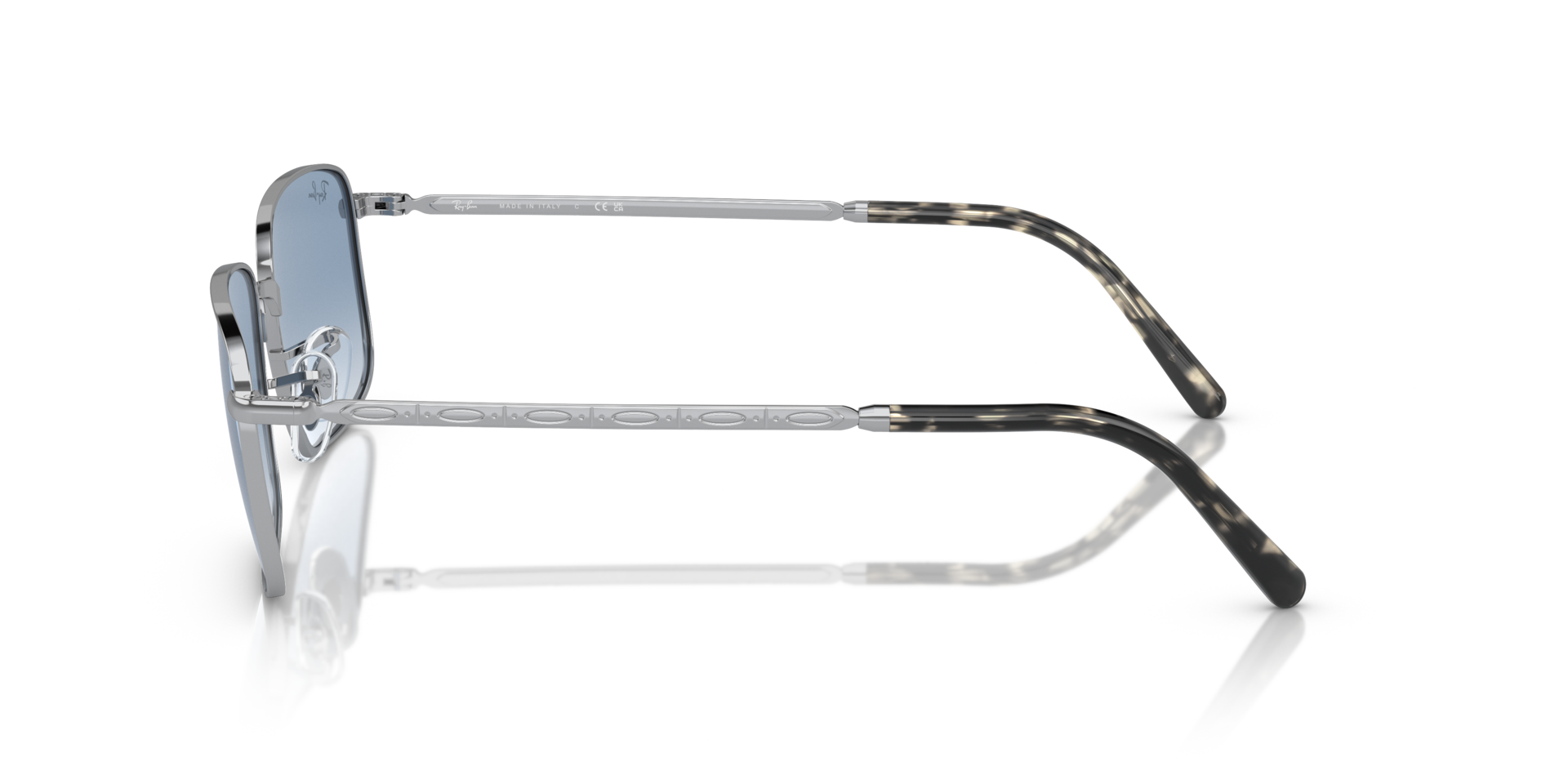 RB3717 Silber MetallSunglass Frames von B24, Seitenansicht
