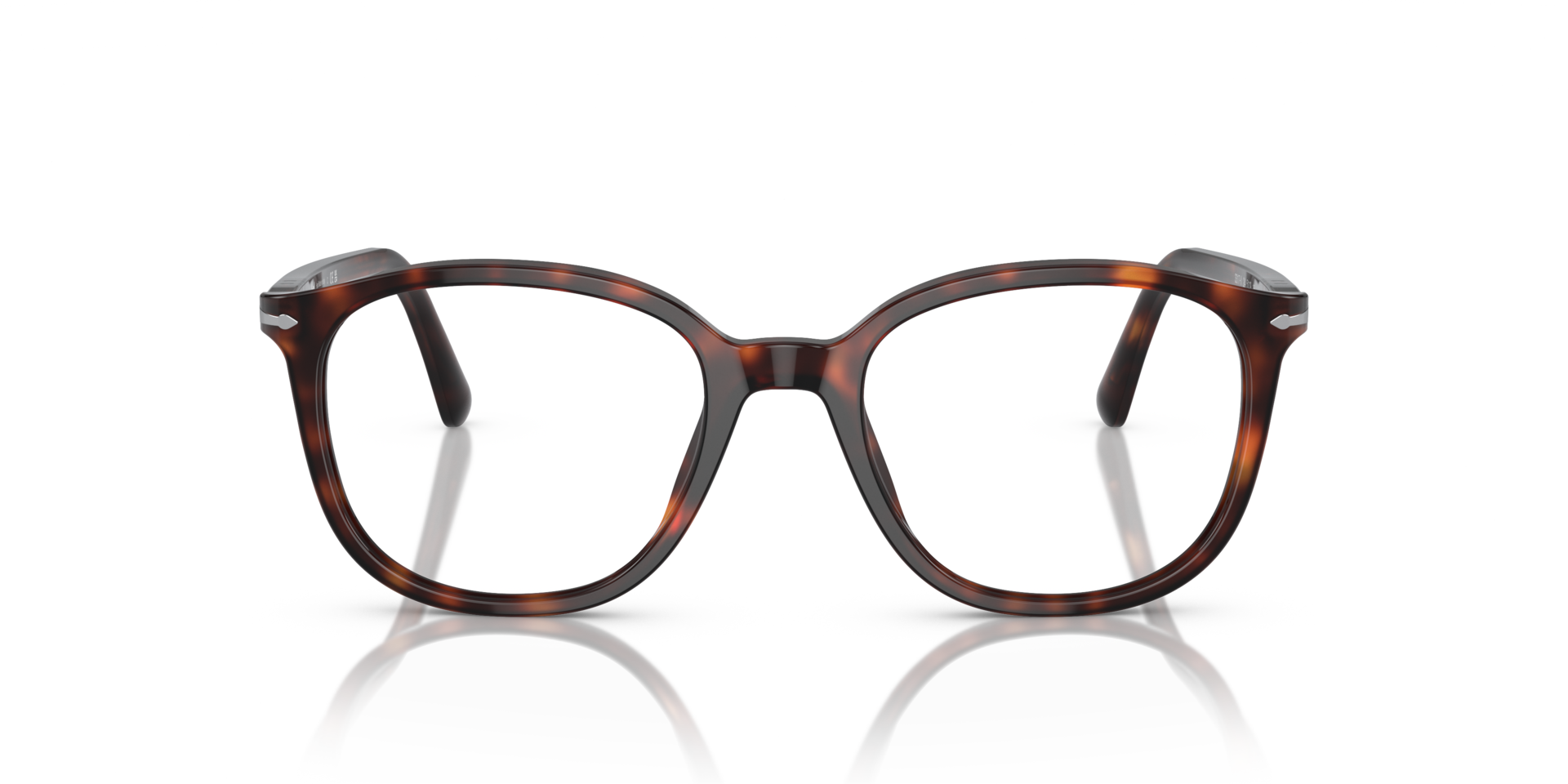 PO3317V Havana AcetatEyeglass Frames von B24, Vorderansicht