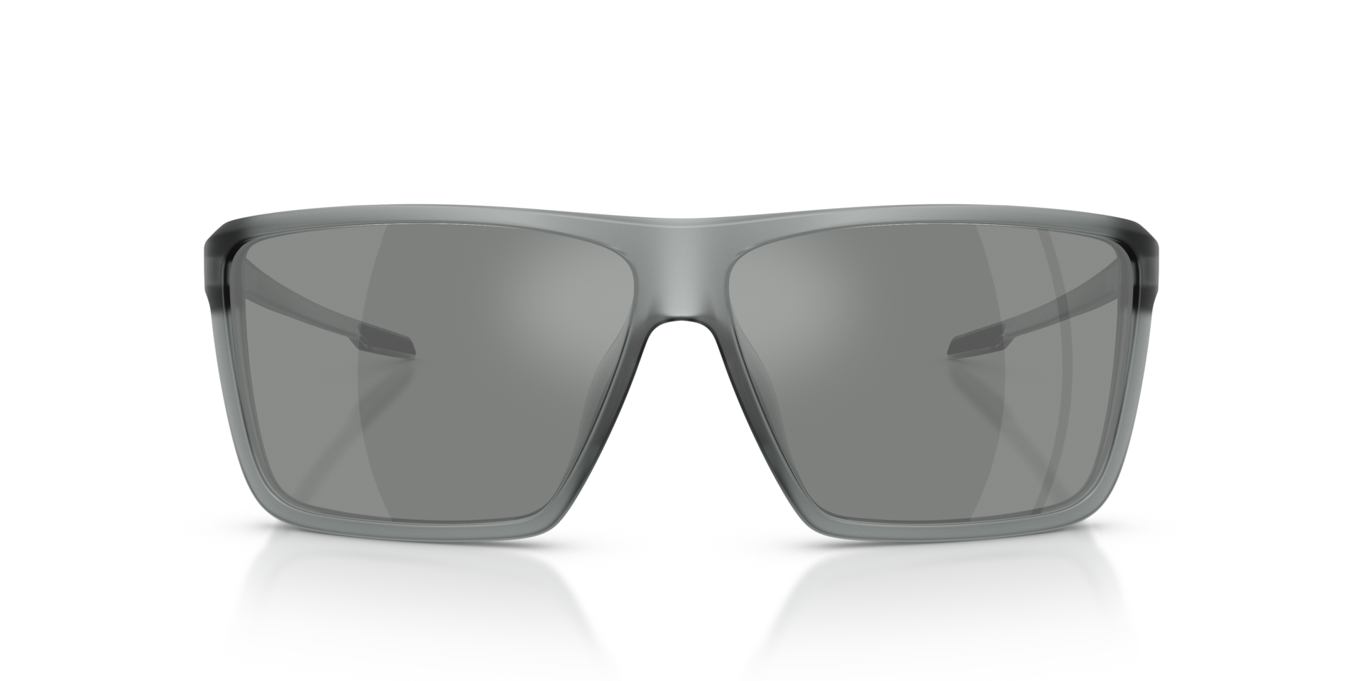 XD9050 Matte Grey Smoke KunststoffSunglass Frames von B24, Vorderansicht