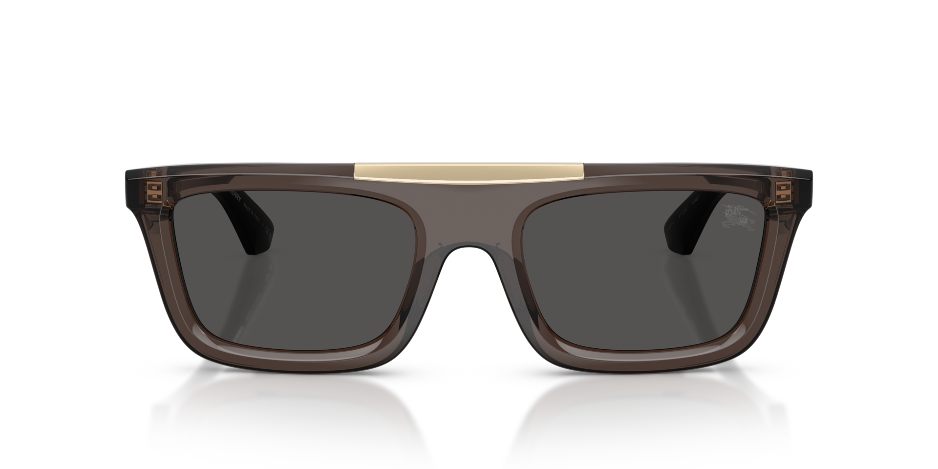 BE4451U Grau KunststoffSunglass Frames von B24, Vorderansicht