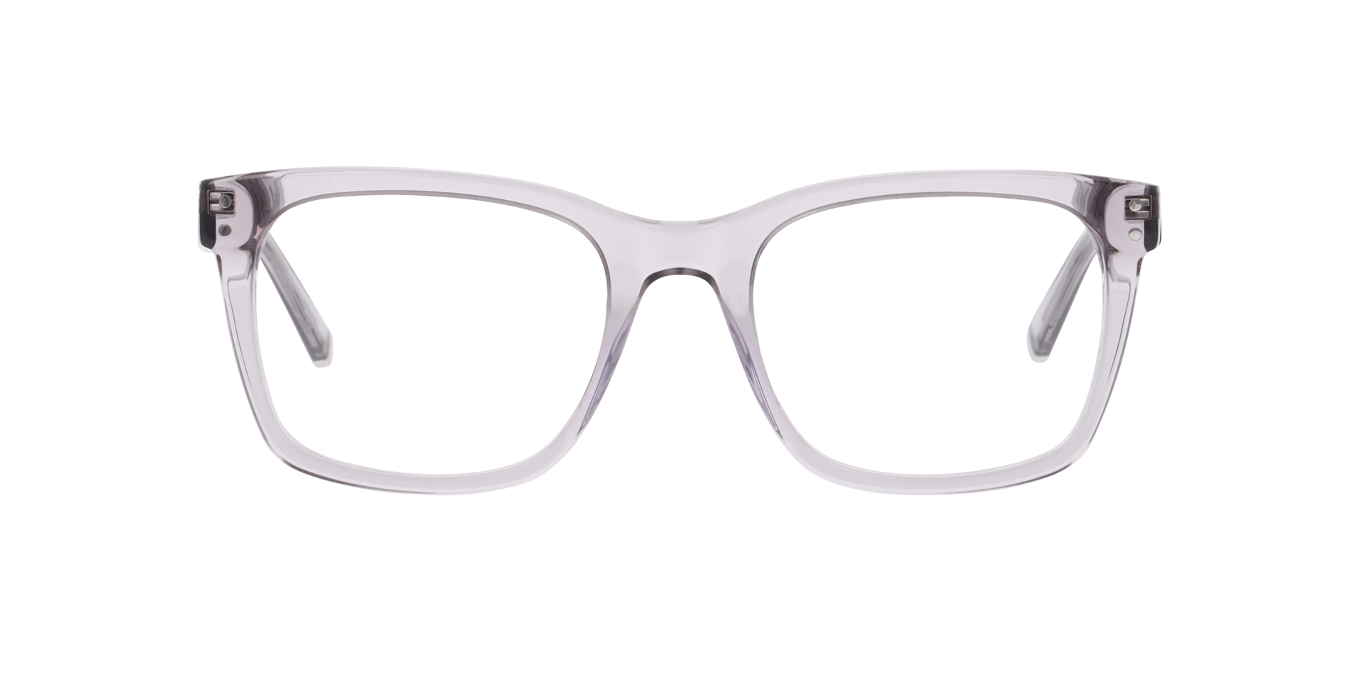 Newcastle Kristalgrijs AcetaatEyeglass Frames van B24, Vooraanzicht
