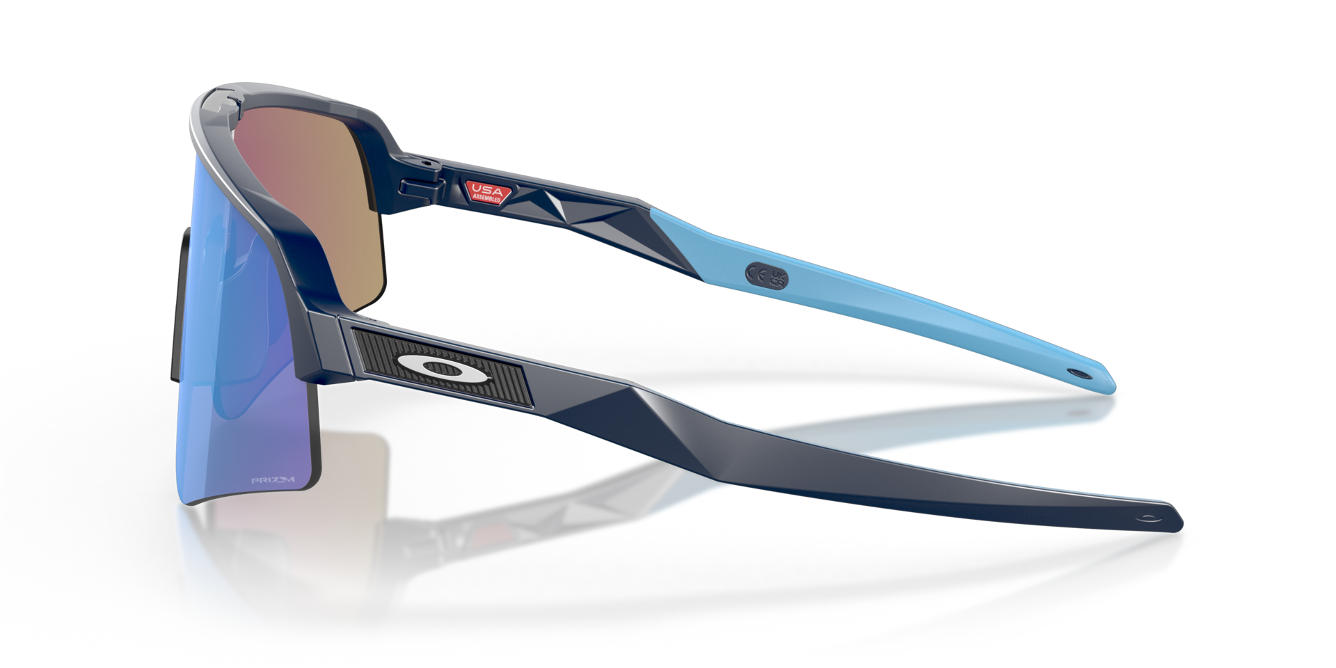 SUTRO LITE SWEEP Matt Marineblau KunststoffSunglass Frames von B24, Seitenansicht