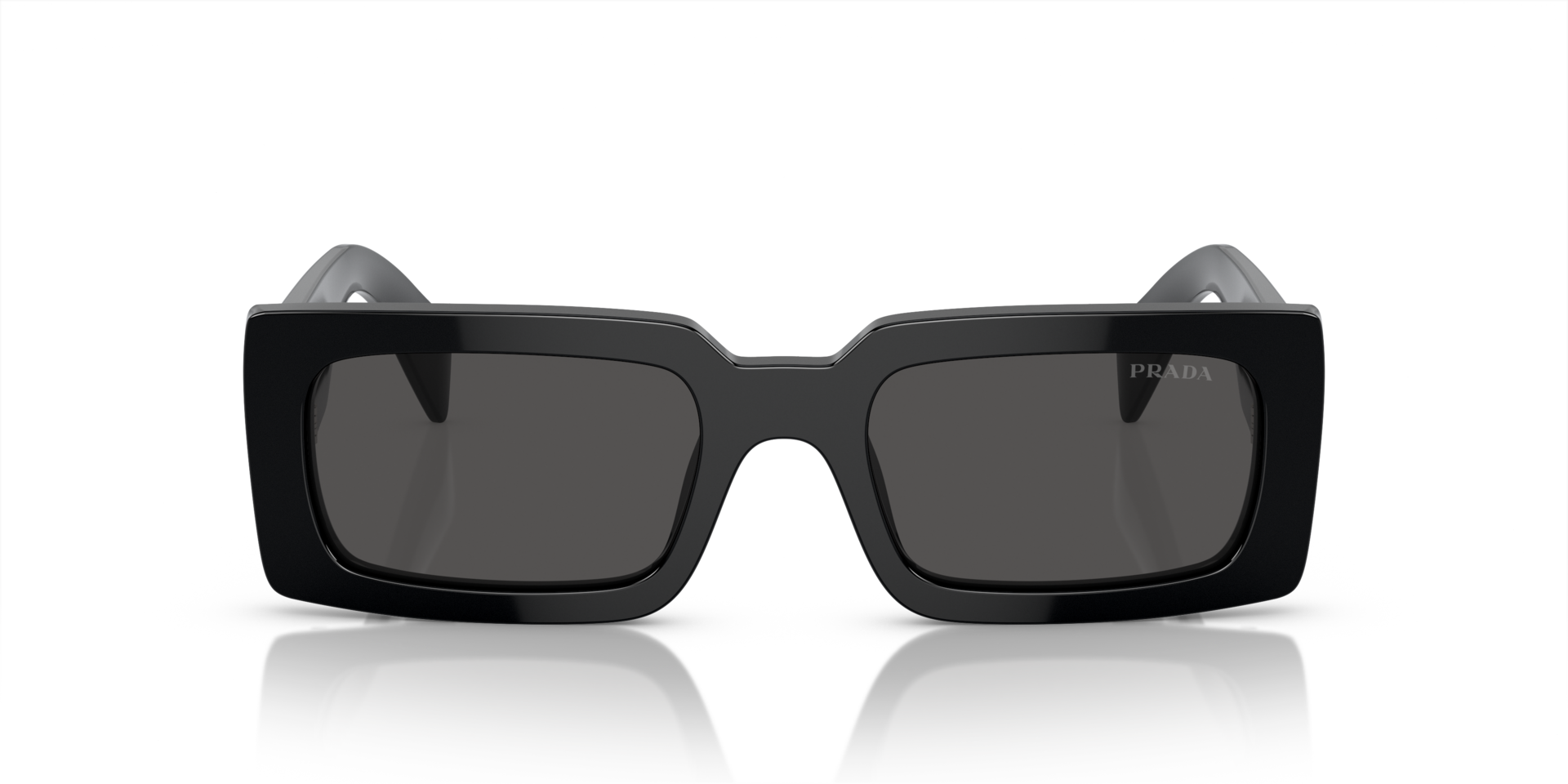PR A07S Schwarz AcetatSunglass Frames von B24, Vorderansicht
