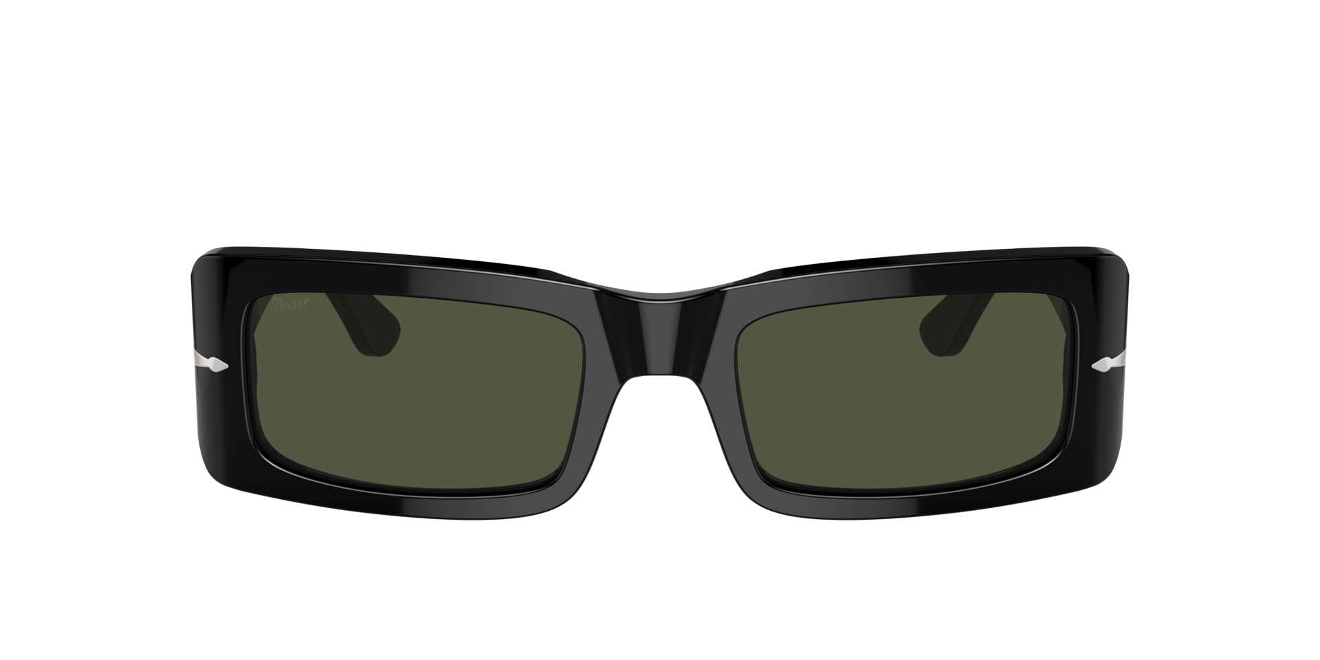 PO3332S Zwart AcetaatSunglass Frames van B24, met getinte lenzen