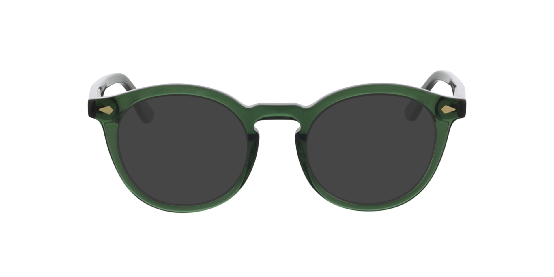 Brooke Crystal Olive Green AcetatEyeglass Frames von B24, mit getönten Gläsern