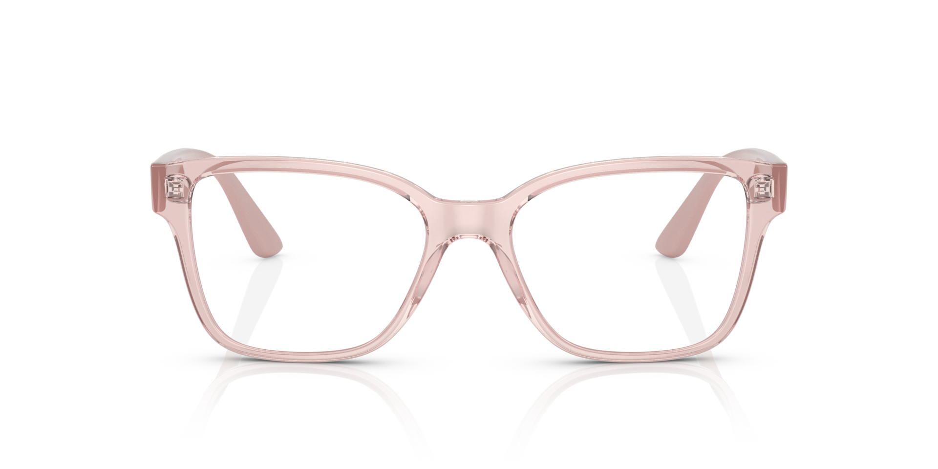 VO5452 Pink transparent KunststoffEyeglass Frames von B24, Vorderansicht
