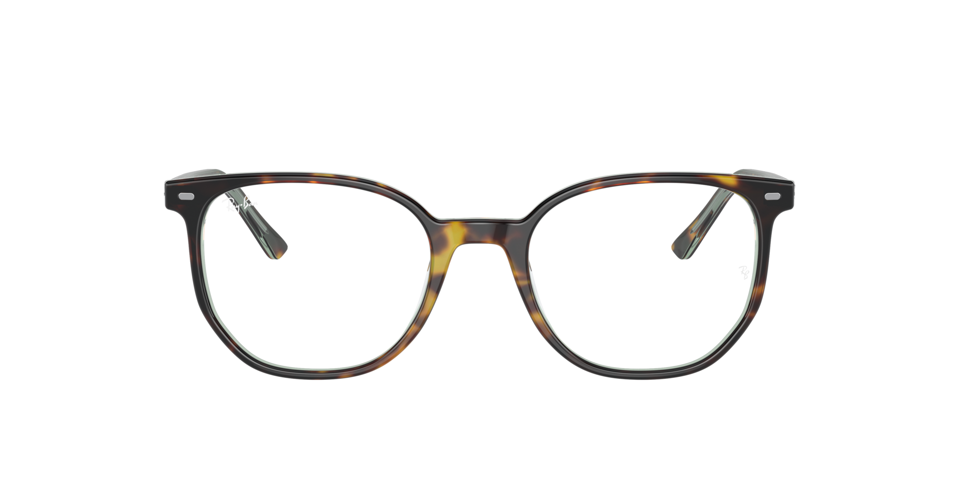 Havana op transparant groen RB5397 -  Acetate Brillen