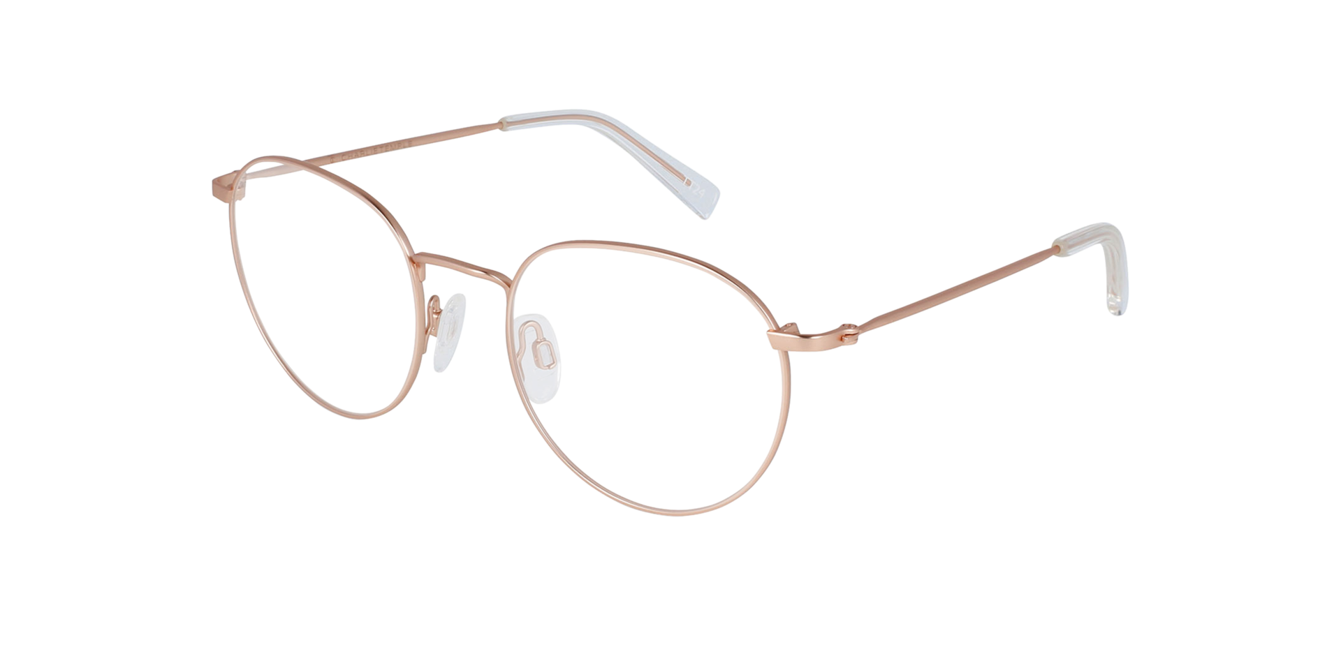 Ceo Large Rose Champagne Titanium TitanEyeglass Frames von B24, Dreiviertelansicht