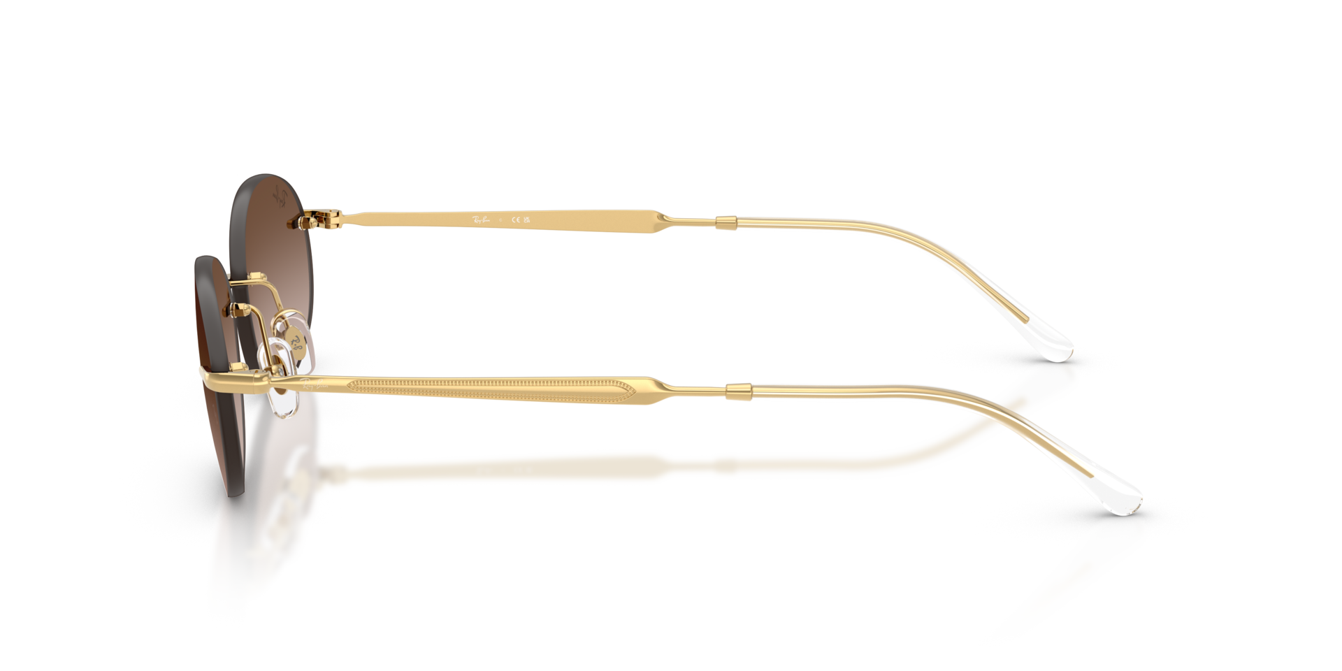 RB3767 Arista goud MetaalSunglass Frames van B24, Zijaanzicht